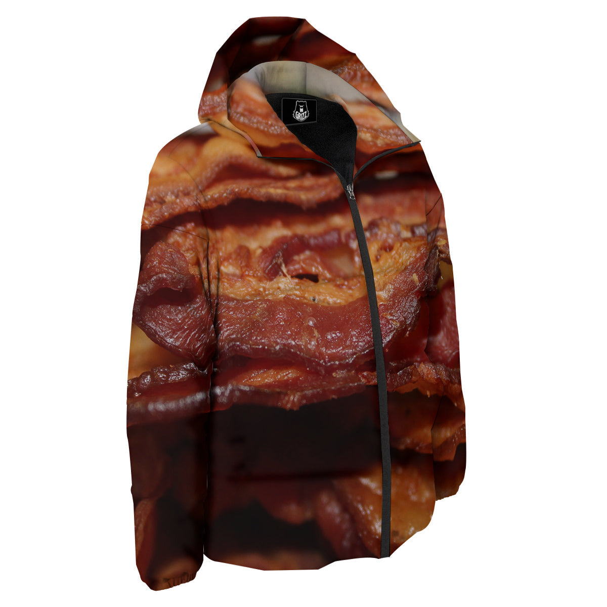 Bacon Crispy Print Down Jacket-grizzshop