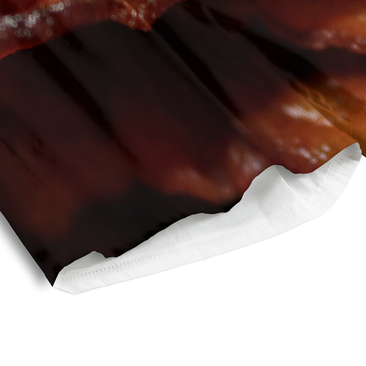 Bacon Crispy Print Men's Athletic Shorts