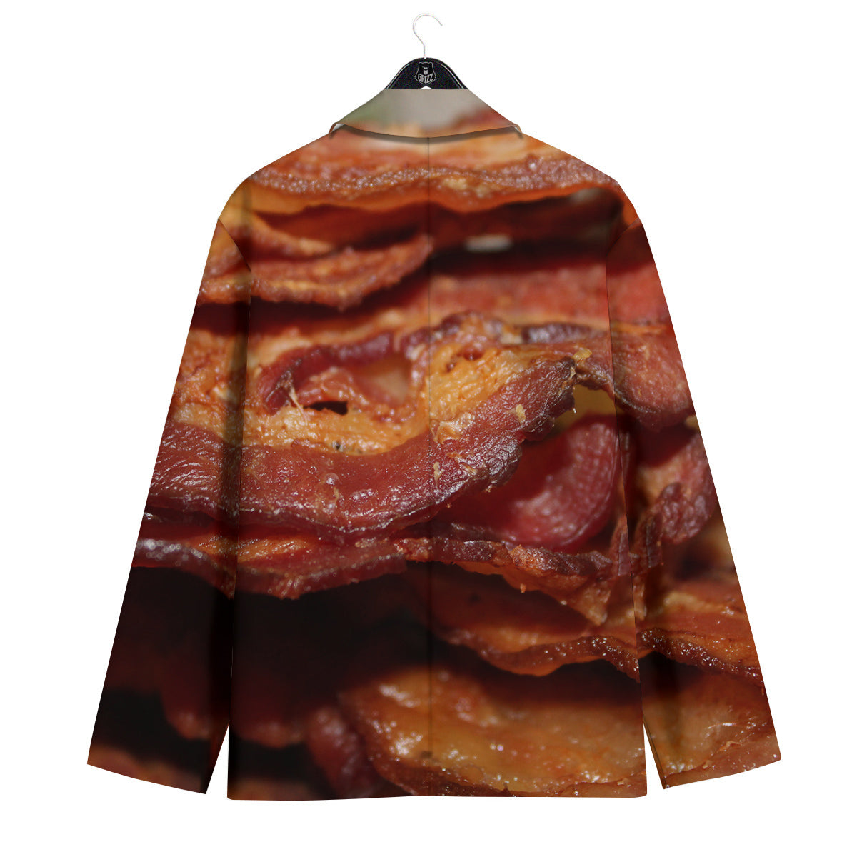 Bacon Crispy Print Men's Sport Coat-grizzshop