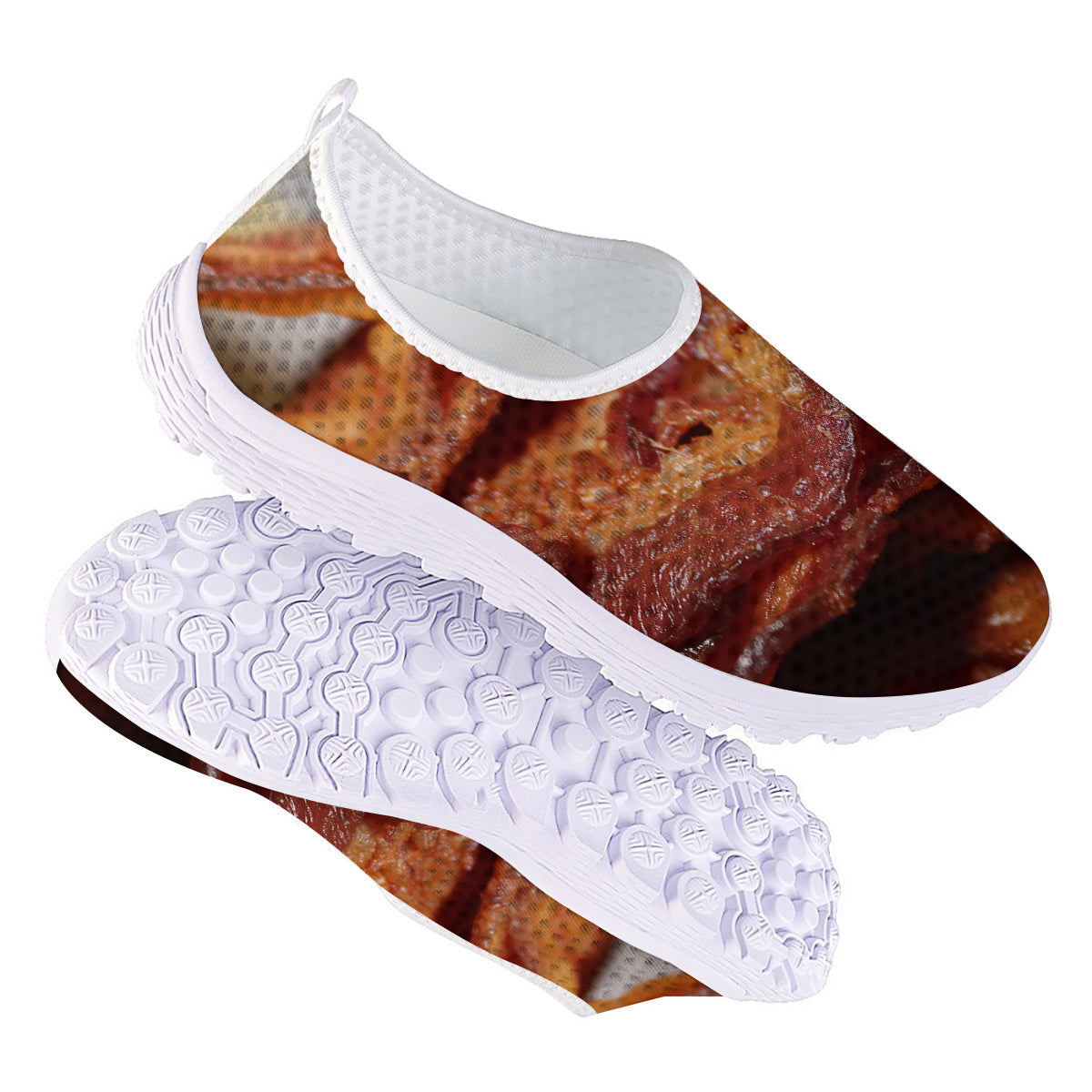 Bacon Crispy Print Nurse Shoes-grizzshop