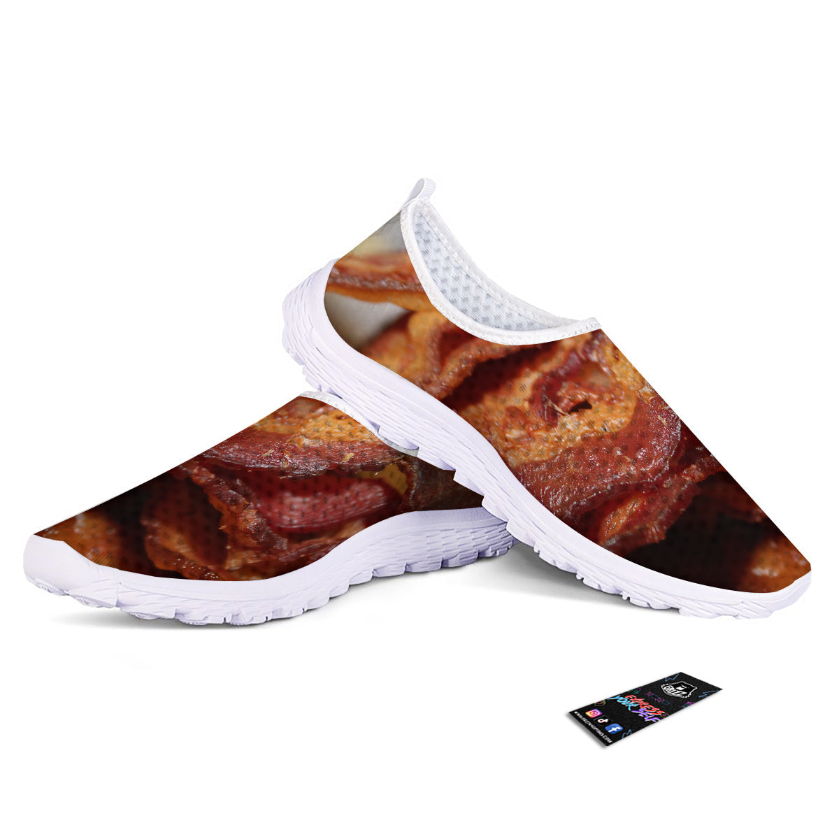 Bacon Crispy Print Nurse Shoes-grizzshop
