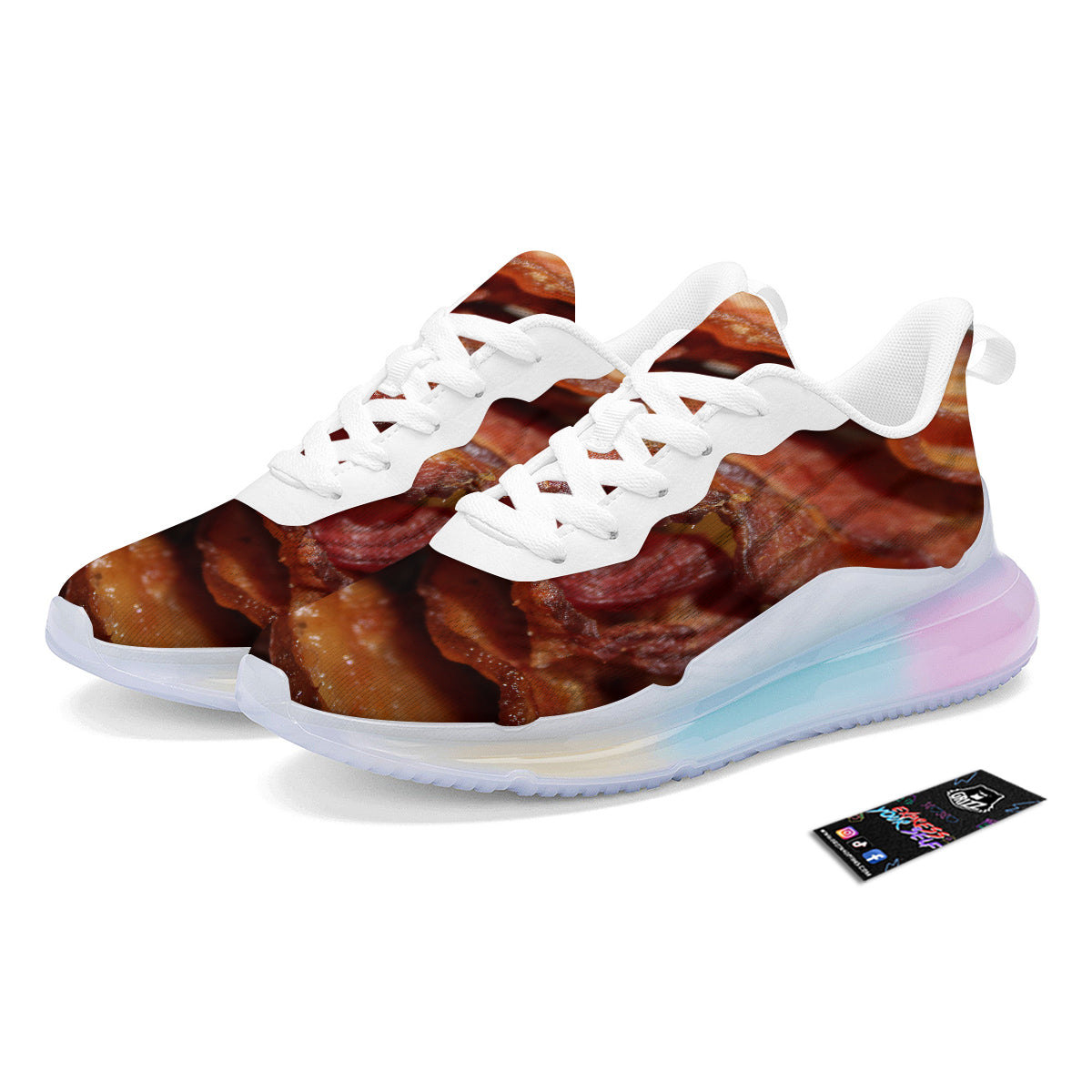 Bacon Crispy Print Running Sneakers-grizzshop