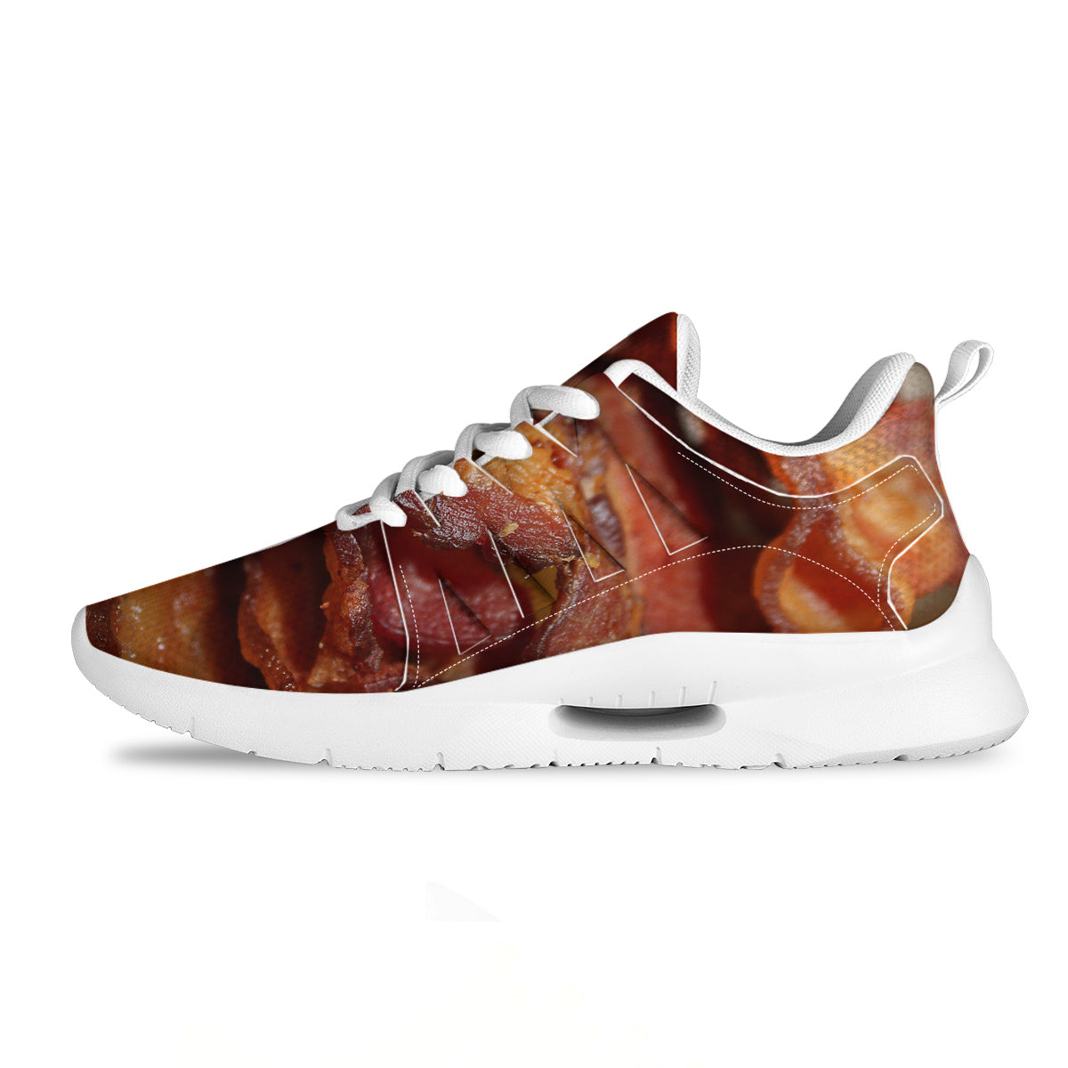 Bacon Crispy Print Tennis Shoes-grizzshop