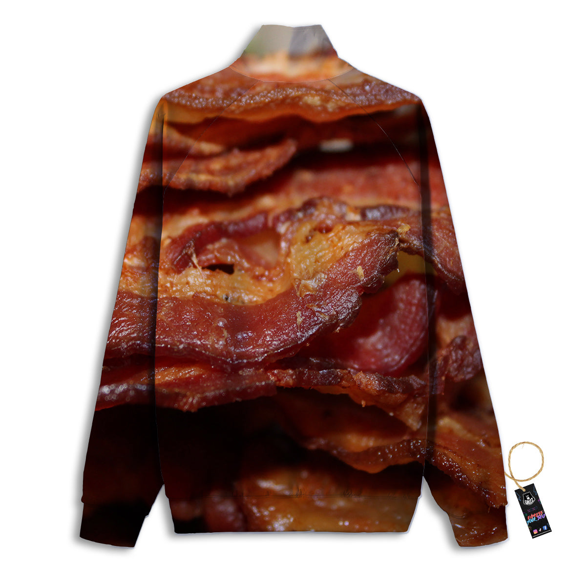 Bacon Crispy Print Track Jacket-grizzshop