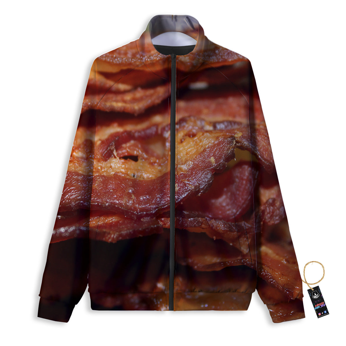 Bacon Crispy Print Track Jacket-grizzshop