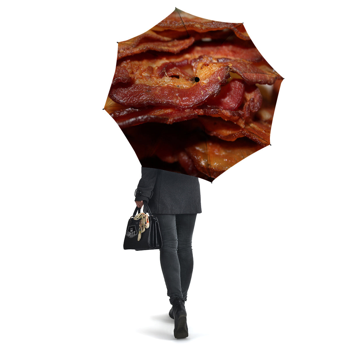 Bacon Crispy Print Umbrella-grizzshop