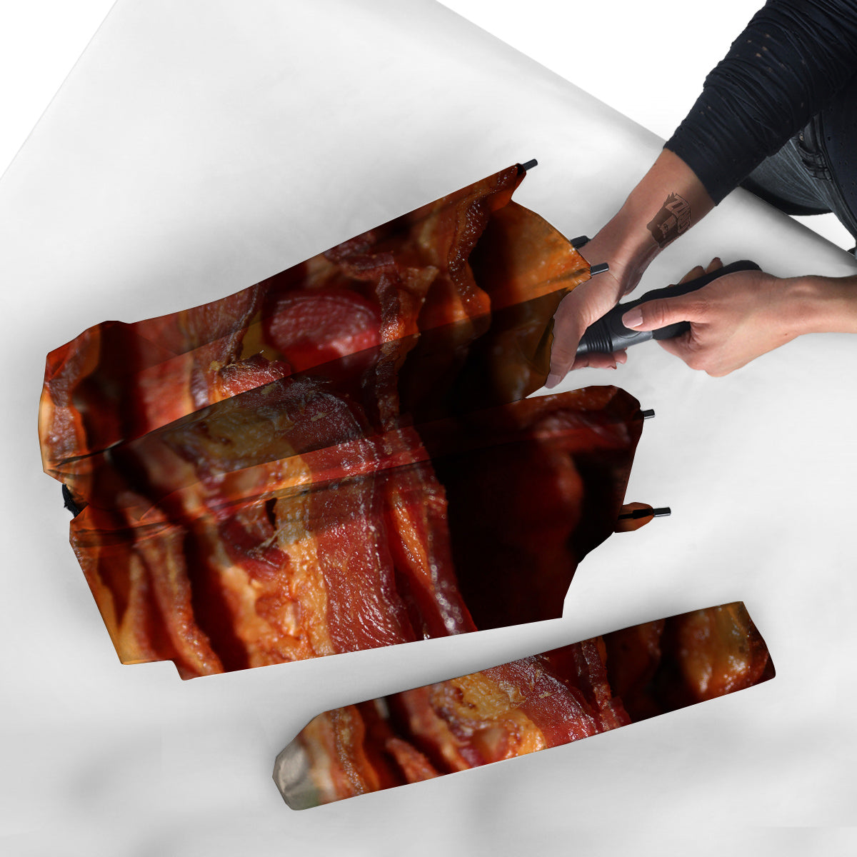 Bacon Crispy Print Umbrella-grizzshop
