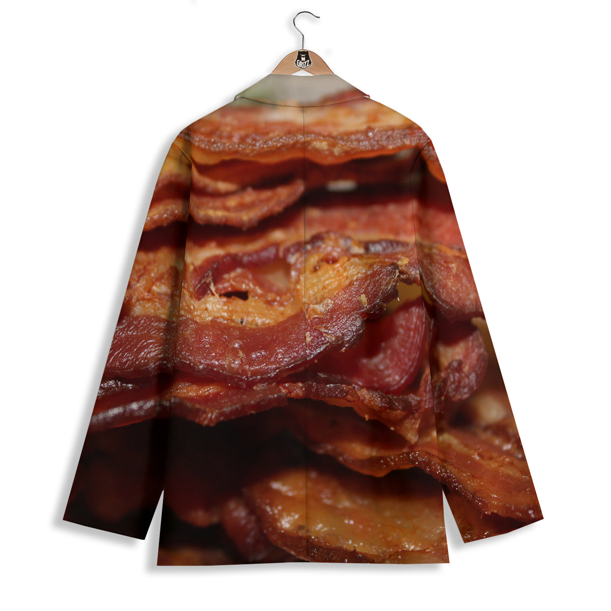 Bacon Crispy Print Women's Blazer-grizzshop