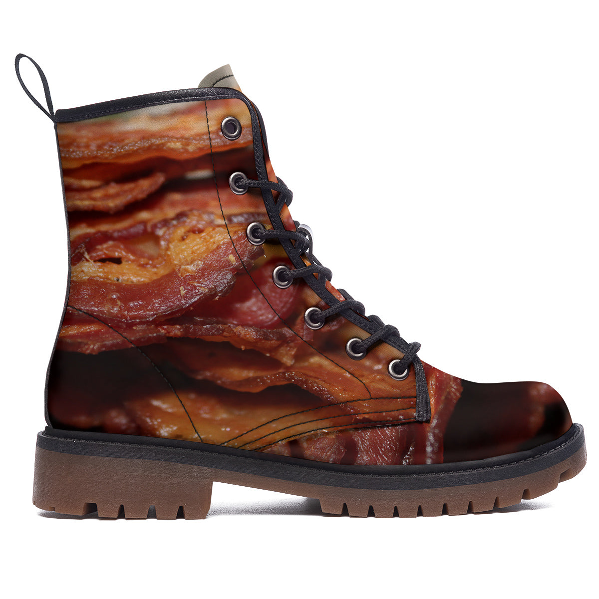 Bacon Crispy Print Work Boots-grizzshop