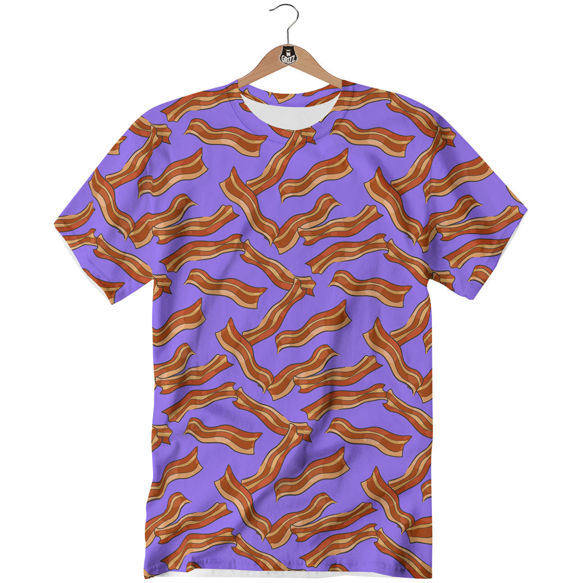 Purple bacon t-shirt  Bacon tshirt, Purple t shirts, Free t shirt design