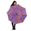 Bacon Purple Print Pattern Umbrella-grizzshop