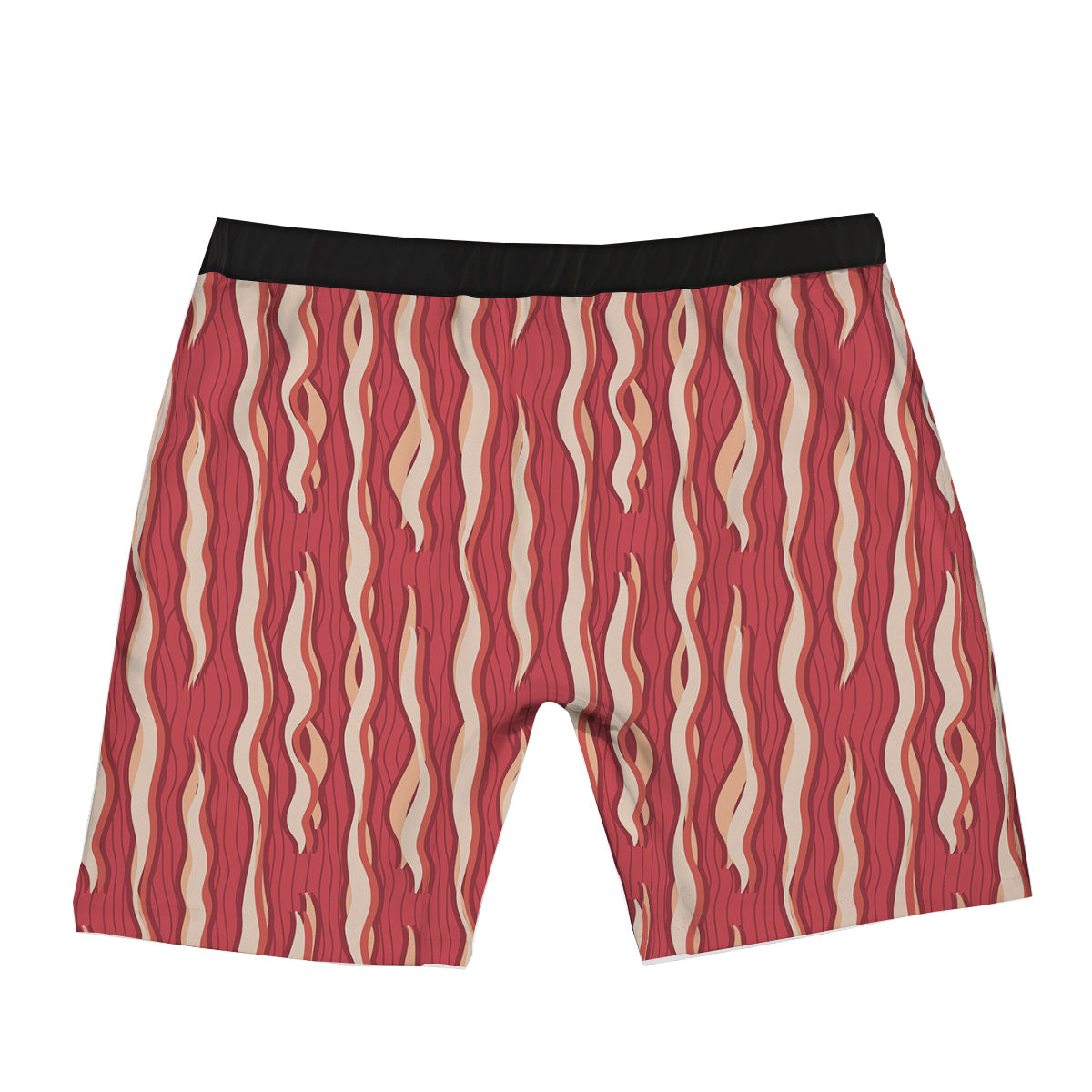 Bacon Texture Print Pattern Boxer Briefs-grizzshop