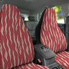 Bacon Texture Print Pattern Car Seat Covers-grizzshop