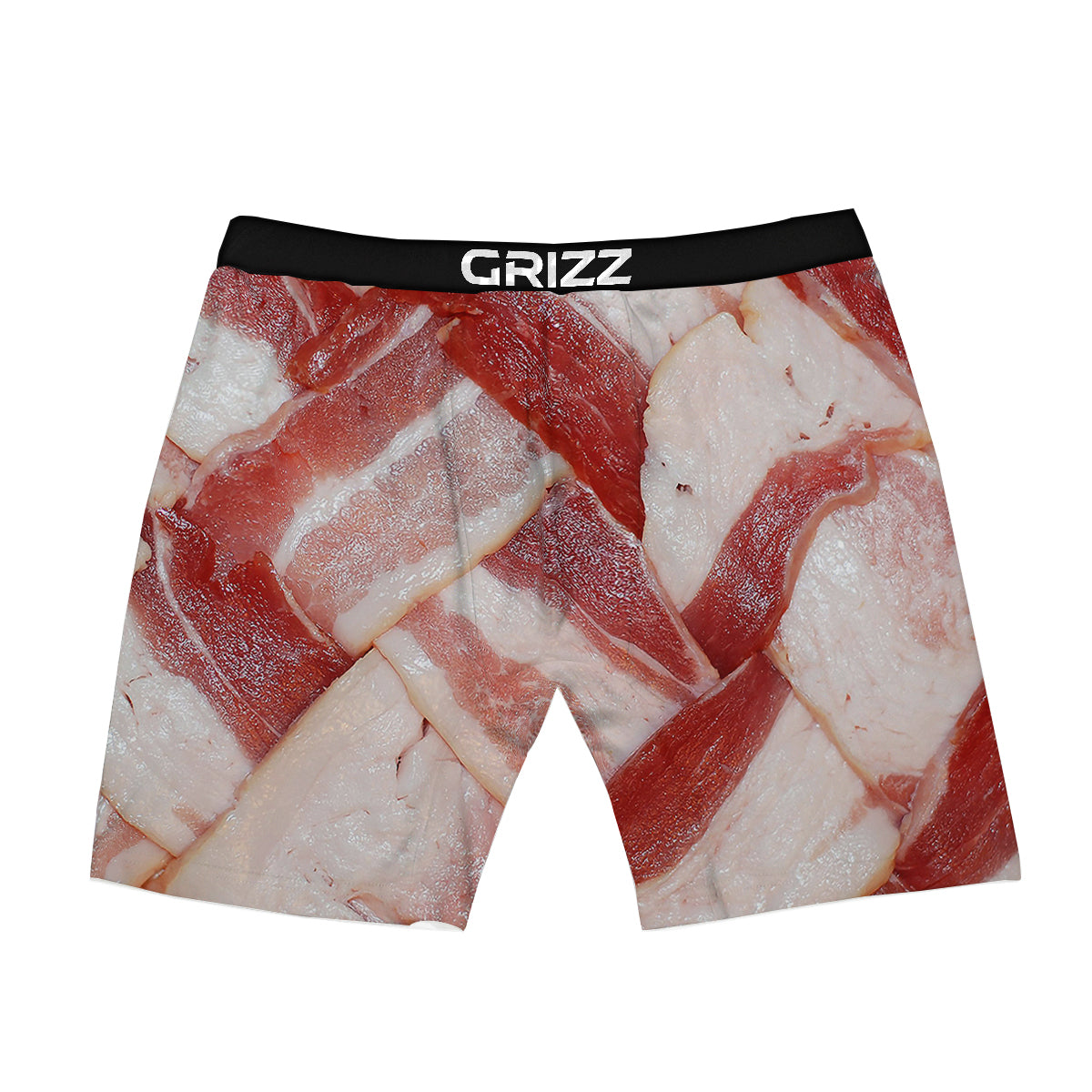Bacon Weaving Print Boxer Briefs-grizzshop