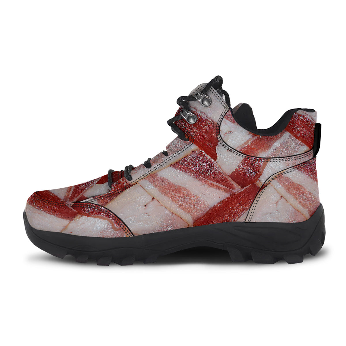 Bacon Weaving Print Hiking Shoes-grizzshop