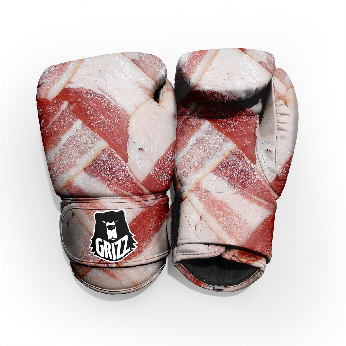 Bacon Weaving Print Pro Boxing Glove