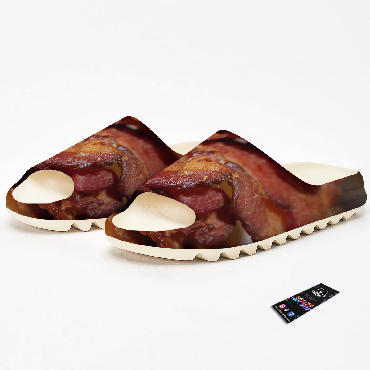 Bacon Crispy Print Sandals-grizzshop