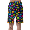 Bacteria Virus Pattern Print Men's Shorts-grizzshop