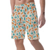 Bacteria Virus Print Pattern Men's Shorts-grizzshop