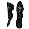 Badminton Colorful Pattern Print Muay Thai Shin Guards-grizzshop