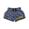 Badminton Pattern Print Muay Thai Boxing Shorts-grizzshop