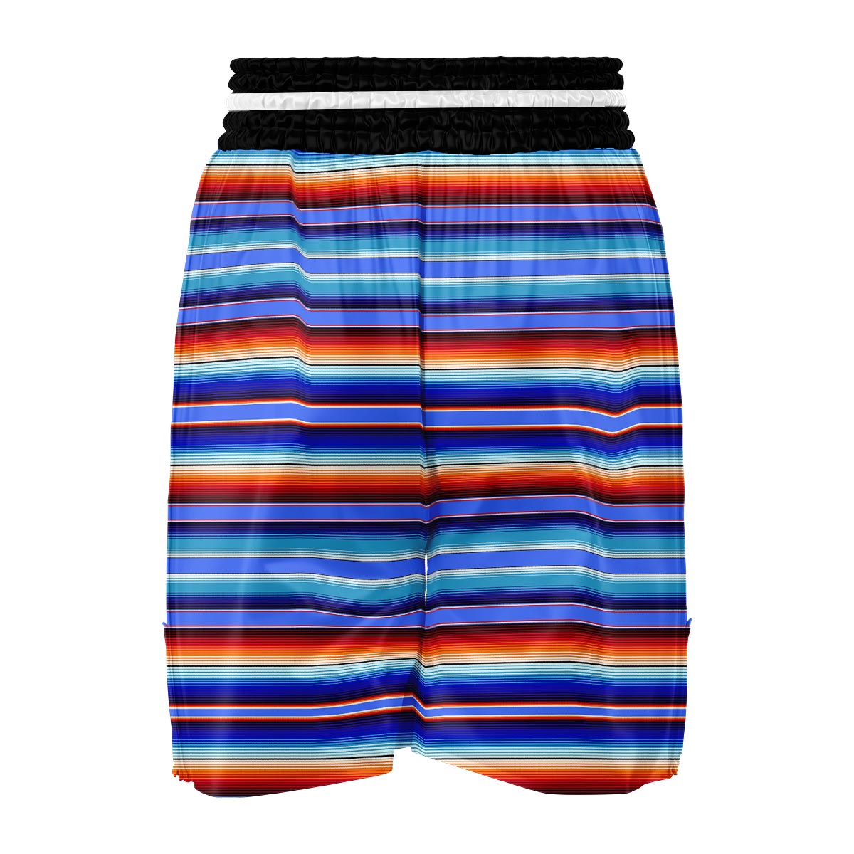 Baja Mexican Blanket Serape Pattern Print Boxing Shorts-grizzshop