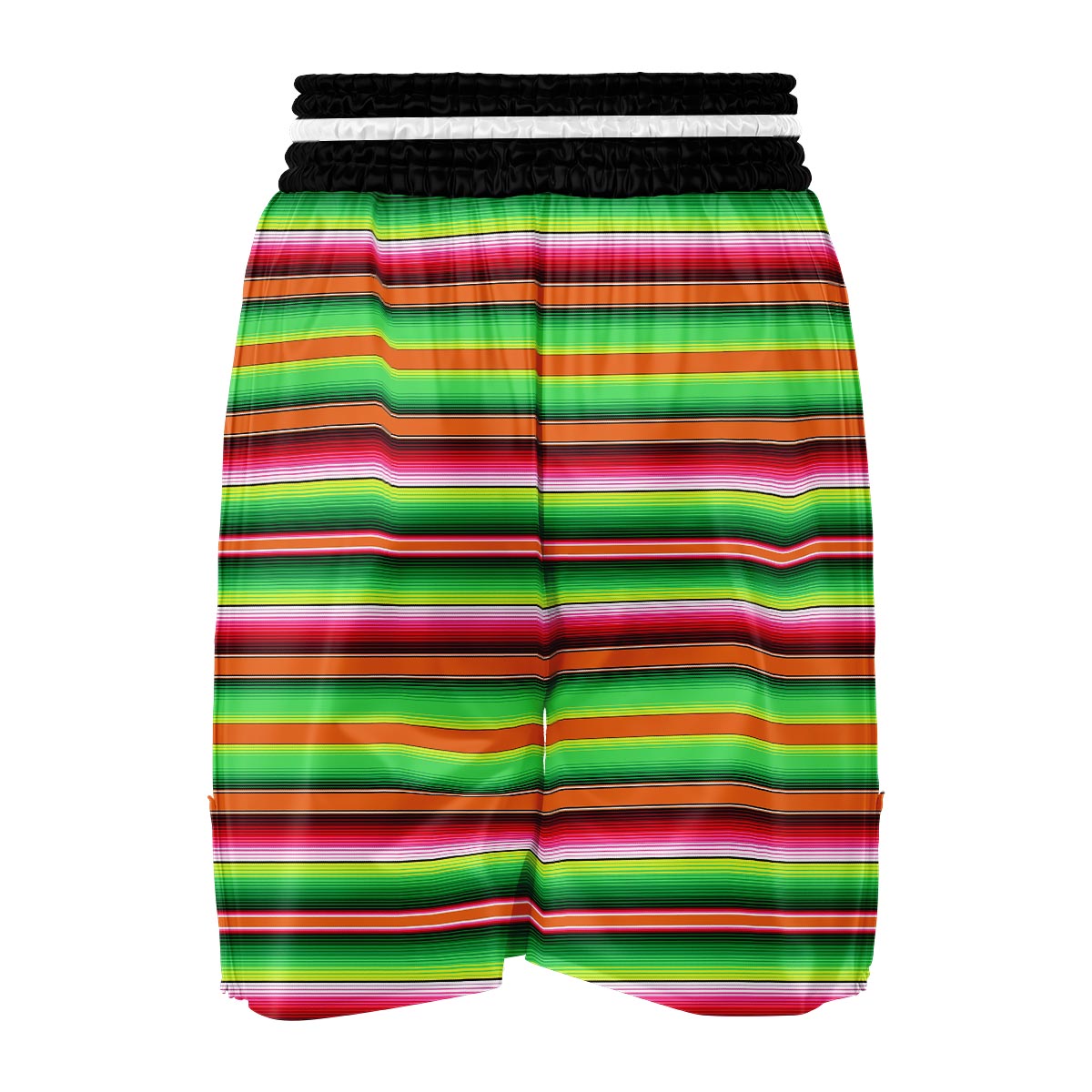 Baja Serape Mexican Blanket Pattern Print Boxing Shorts-grizzshop