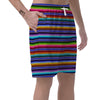 Baja Serape Mexican Men's Shorts-grizzshop