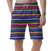 Baja Serape Mexican Men's Shorts-grizzshop