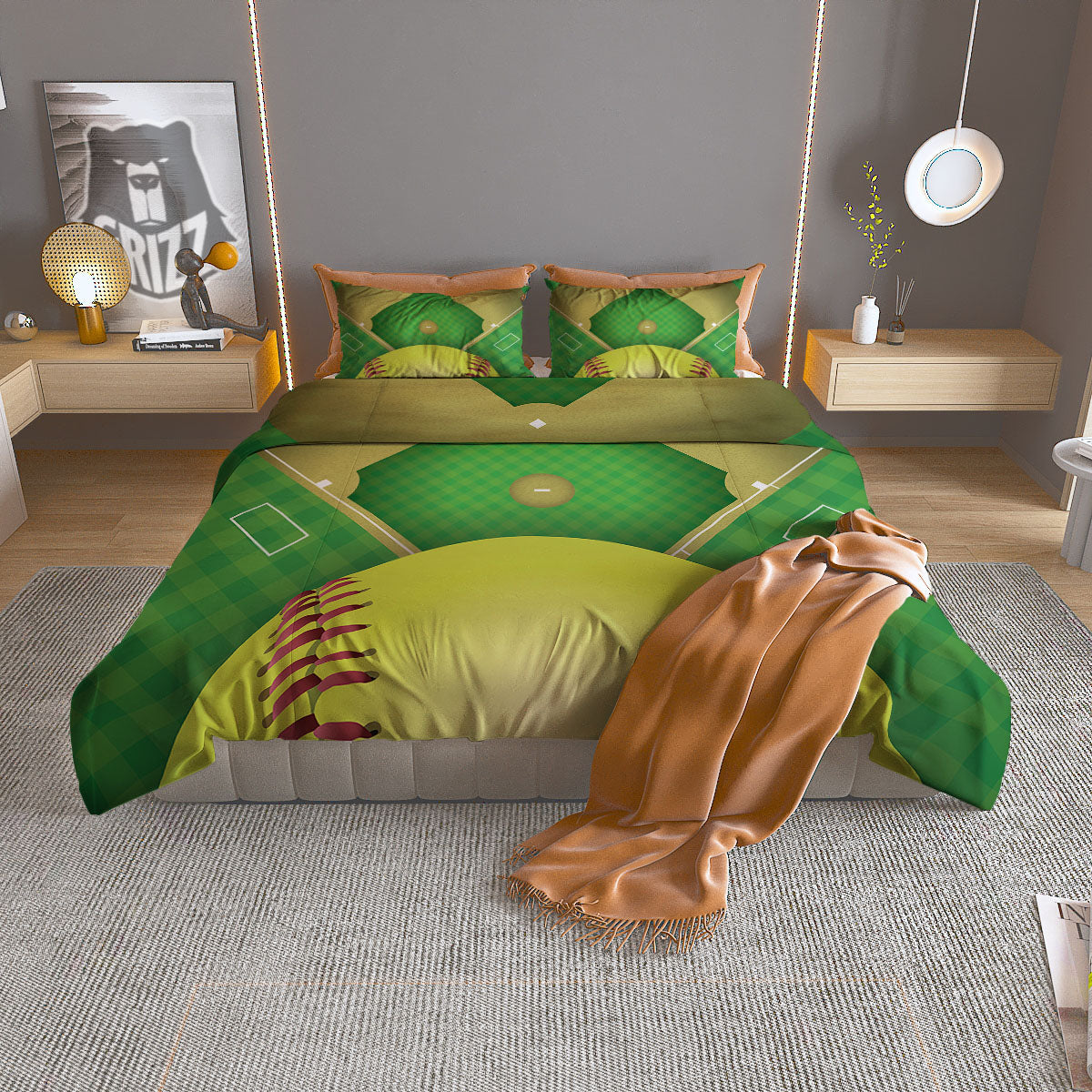 Aztec Tropical Hibiscus Flower Print Pattern Duvet Cover Bedding Set