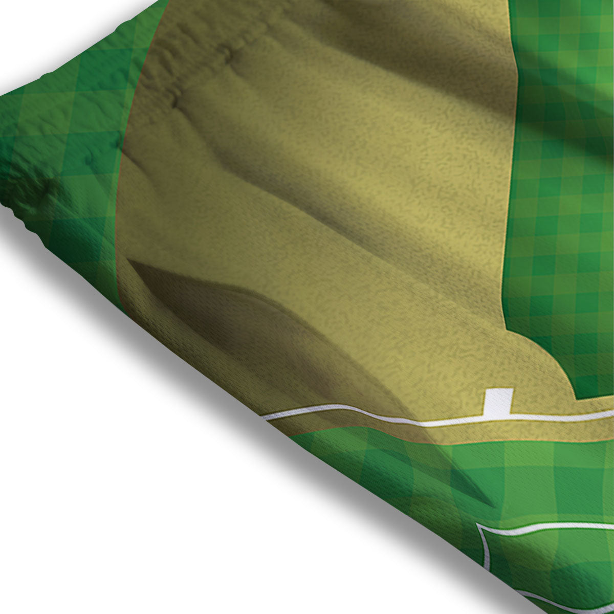 Ball And Softball Field Print Mesh Shorts