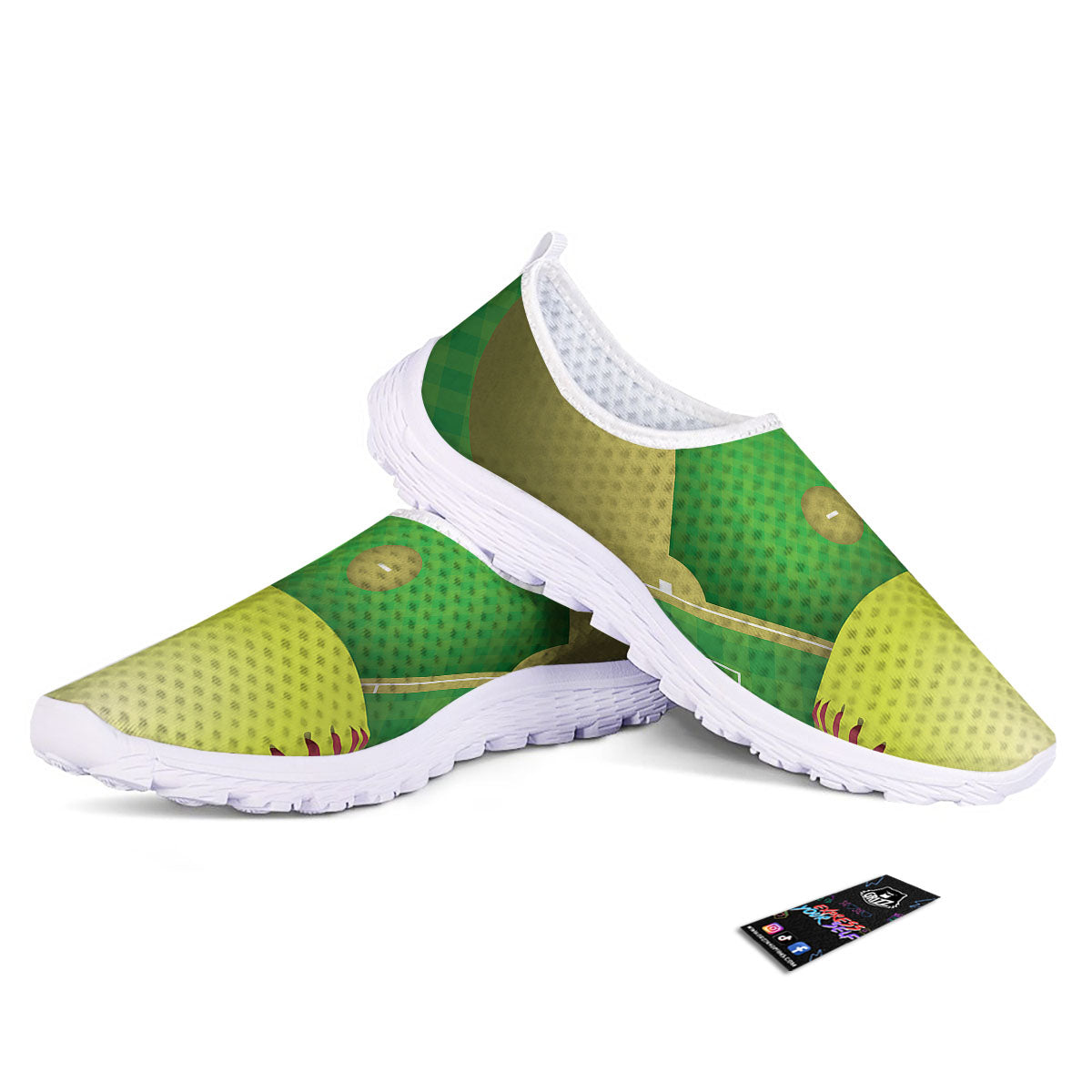 Ball And Softball Field Print Nurse Shoes-grizzshop