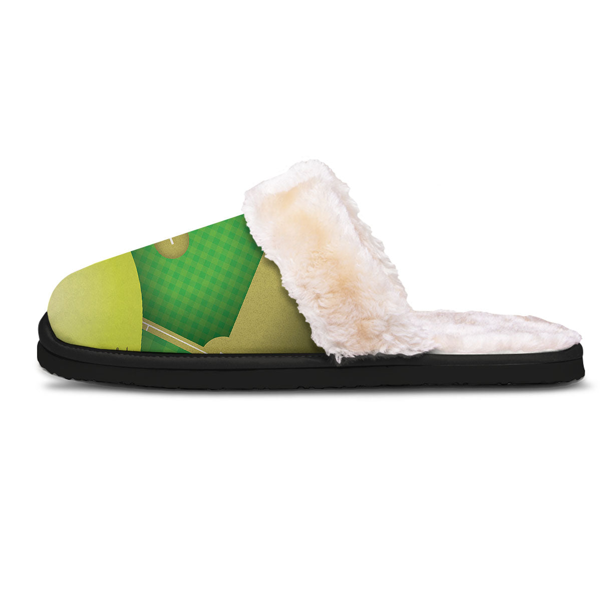 Ball And Softball Field Print Slippers-grizzshop