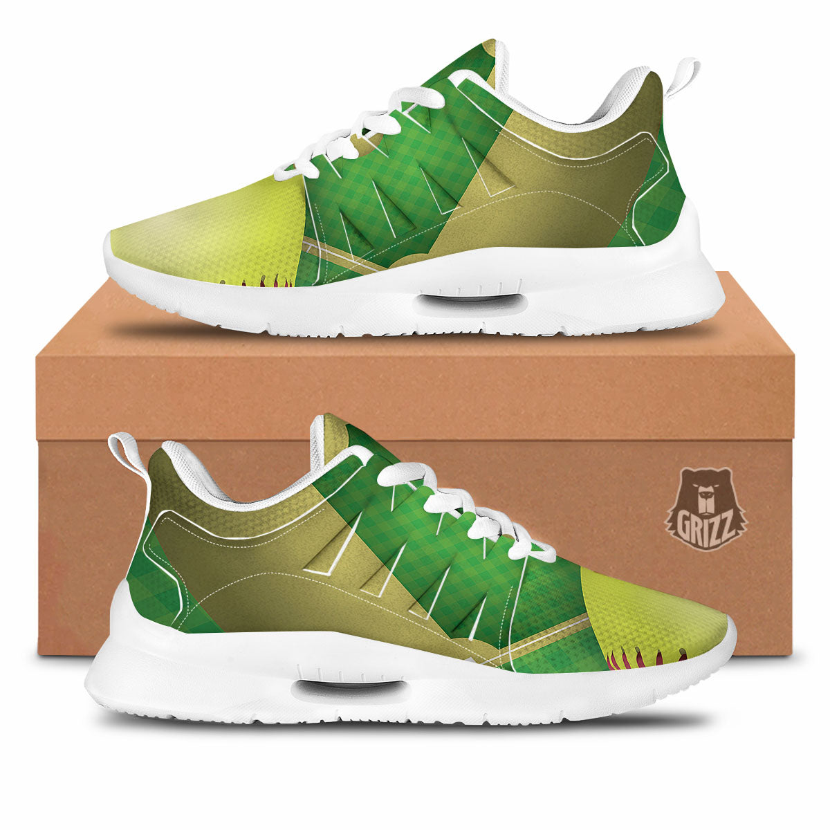 Ball And Softball Field Print Tennis Shoes-grizzshop