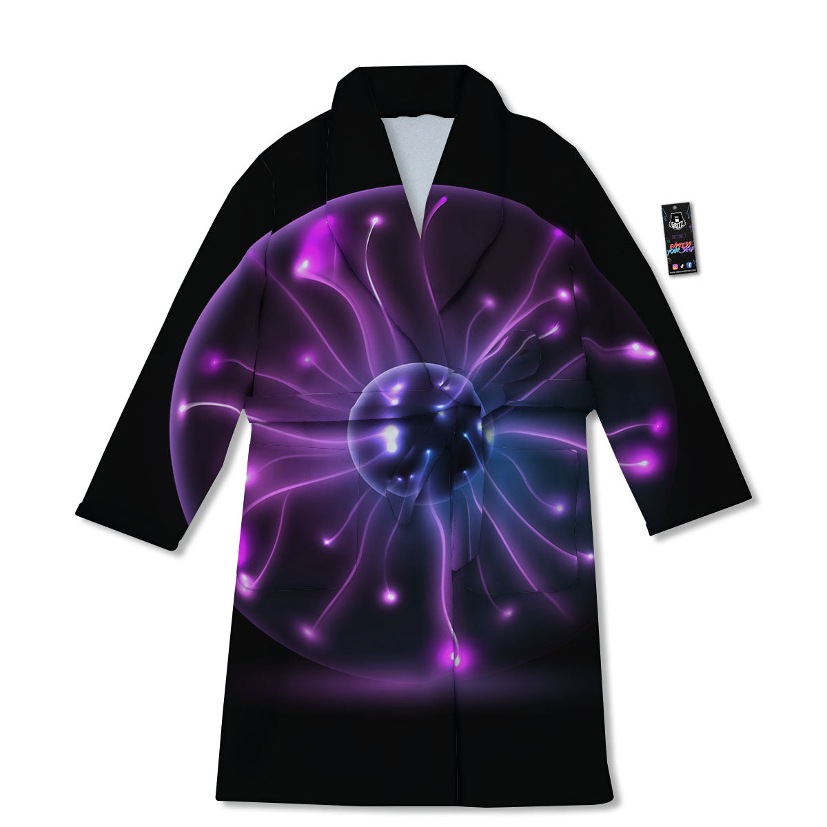 Ball Plasma Print Bathrobe-grizzshop