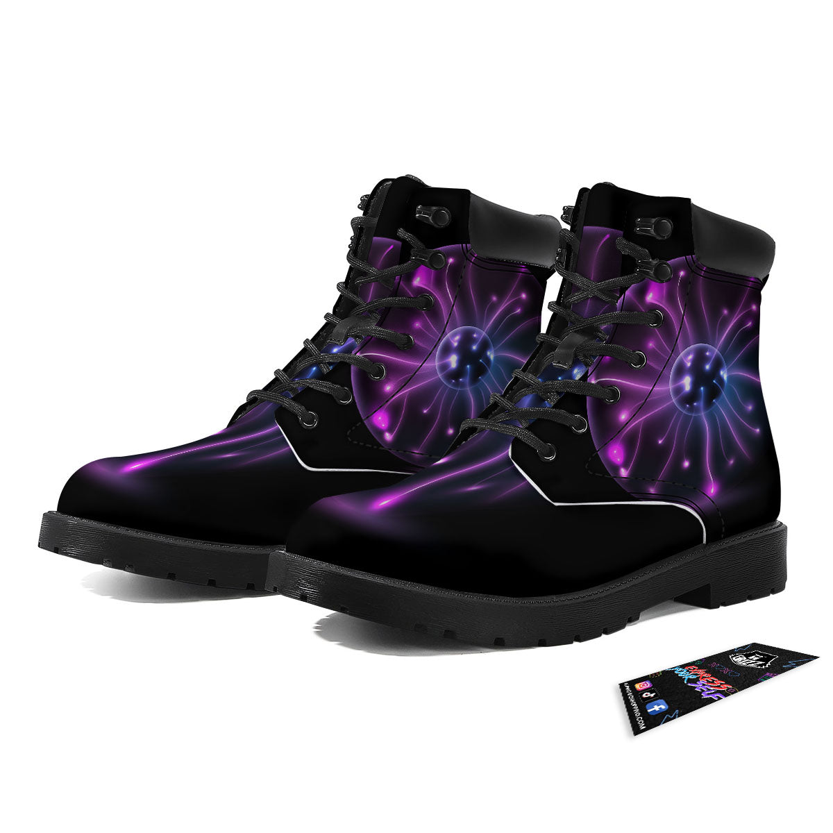 Ball Plasma Print Boots-grizzshop