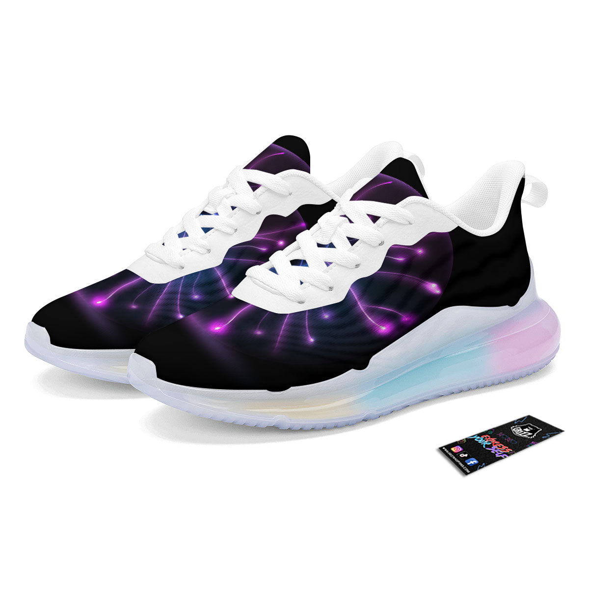 Ball Plasma Print Running Sneakers-grizzshop