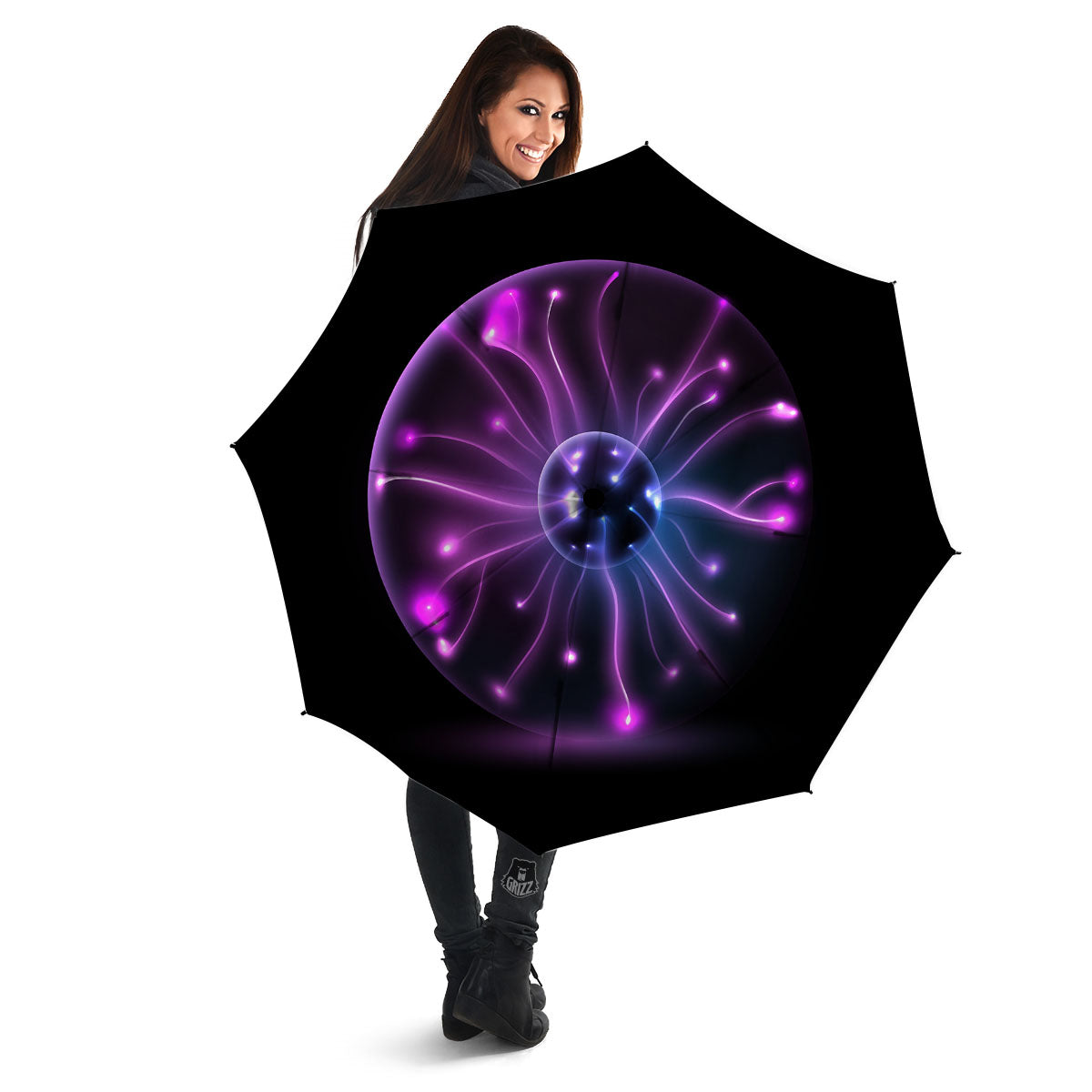 Ball Plasma Print Umbrella-grizzshop