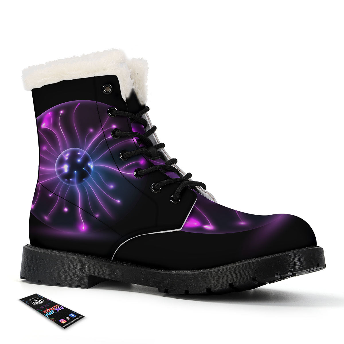 Ball Plasma Print Winter Boots-grizzshop