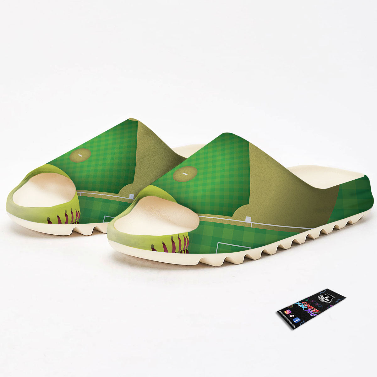 Ball And Softball Field Print Sandals-grizzshop