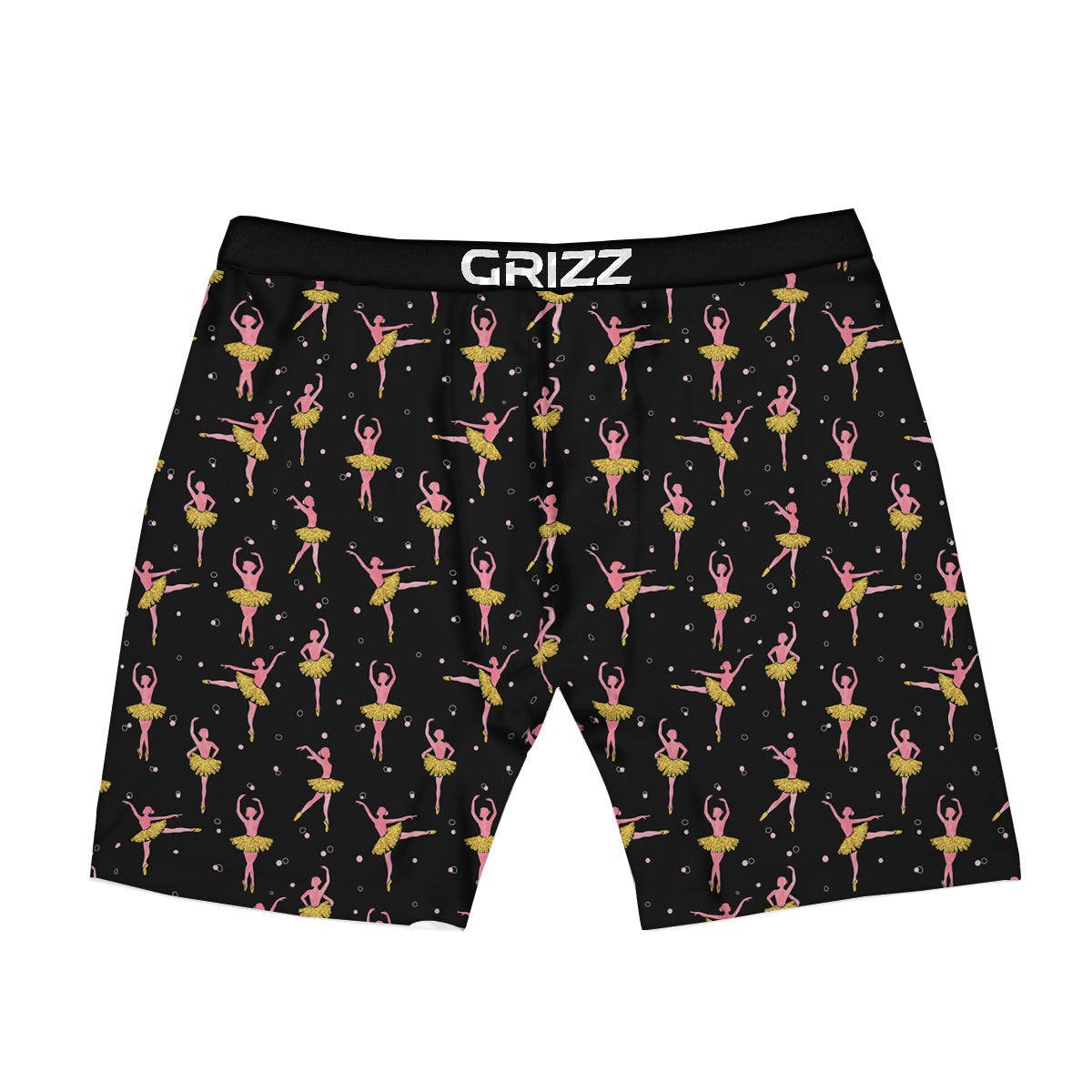Ballet Dancing Print Pattern Boxer Briefs-grizzshop