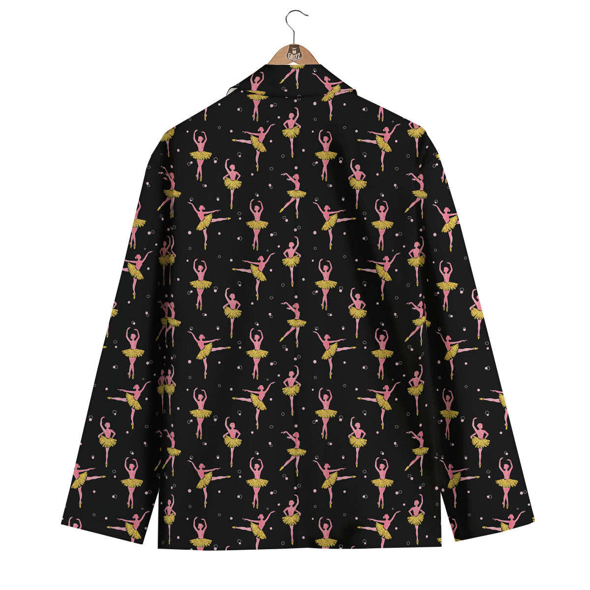 Ballet Dancing Print Pattern Men's Blazer-grizzshop