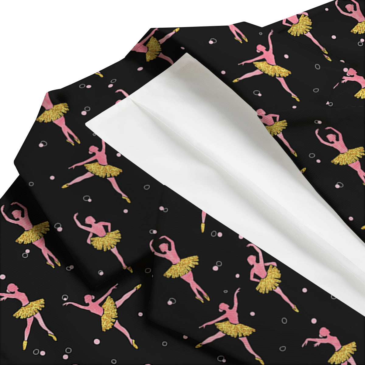 Ballet Dancing Print Pattern Men's Blazer-grizzshop