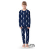 Ballet Snowflake Print Pattern Kid's Pajamas-grizzshop