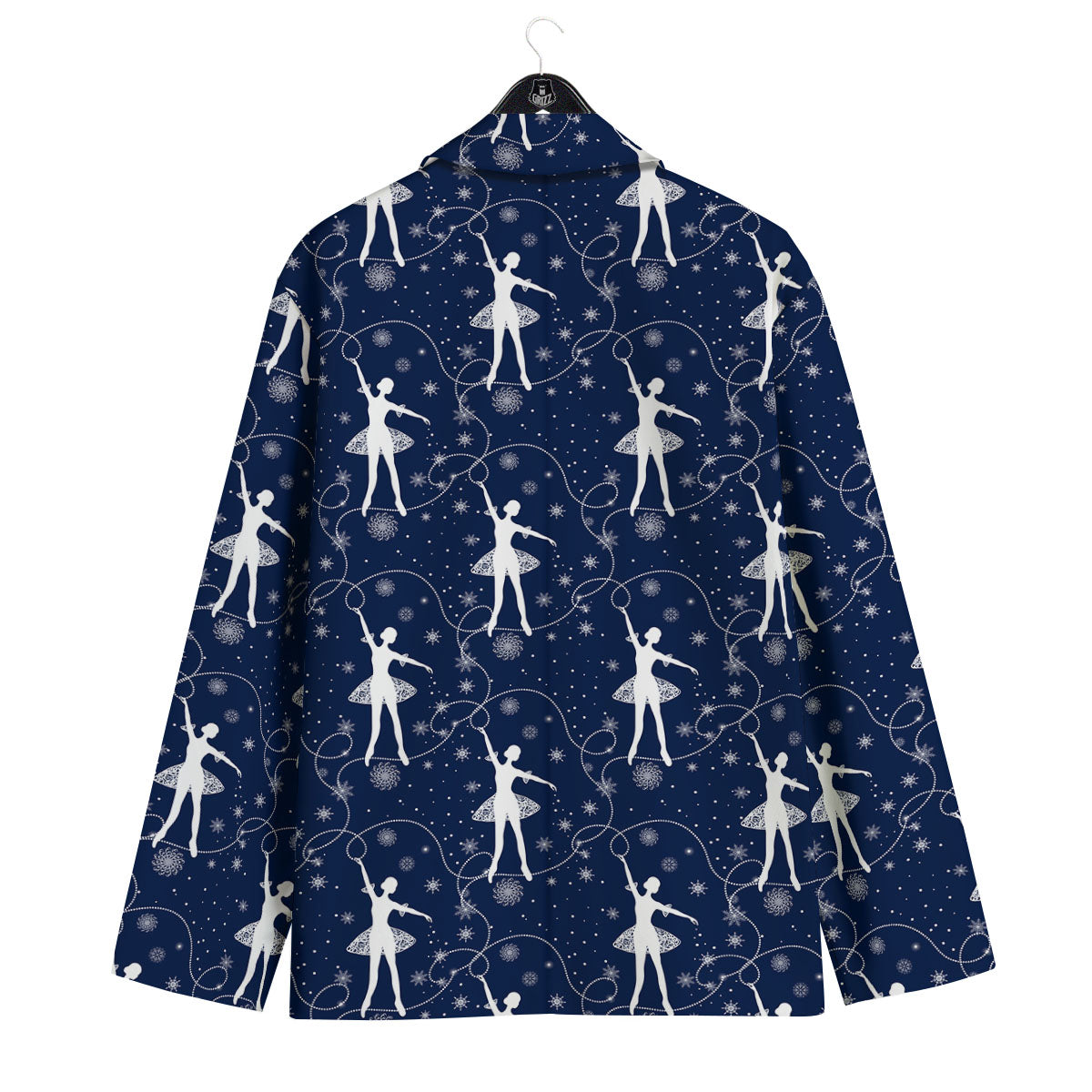 Ballet Snowflake Print Pattern Men's Sport Coat-grizzshop