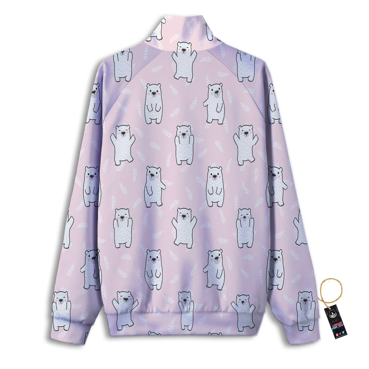 Ballet Snowflake Print Pattern Track Jacket-grizzshop