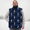 Ballet Snowflake Print Pattern Down Vest