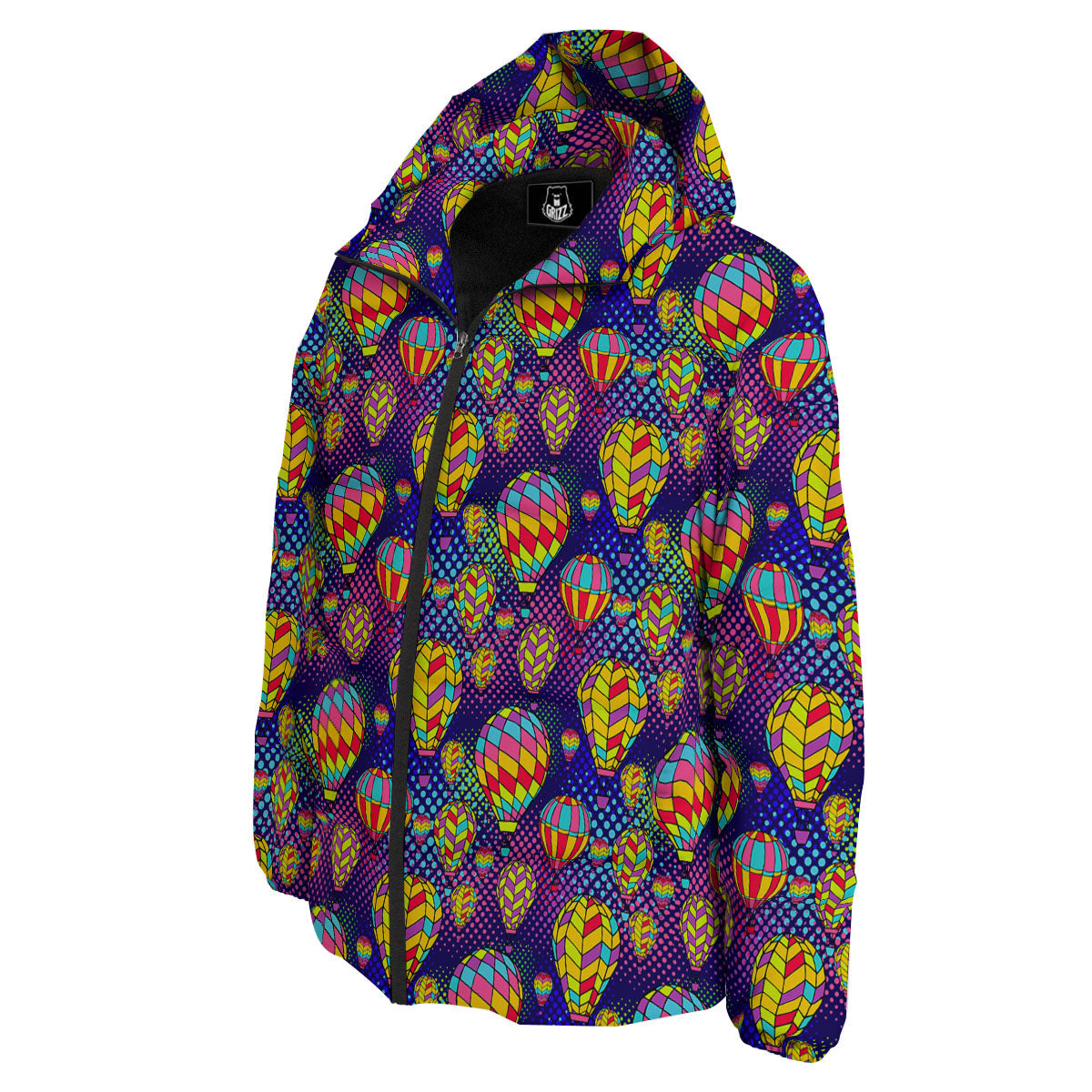 Balloon Air Retro Print Pattern Down Jacket-grizzshop