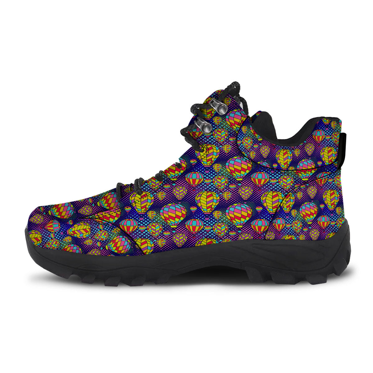 Balloon Air Retro Print Pattern Hiking Shoes-grizzshop