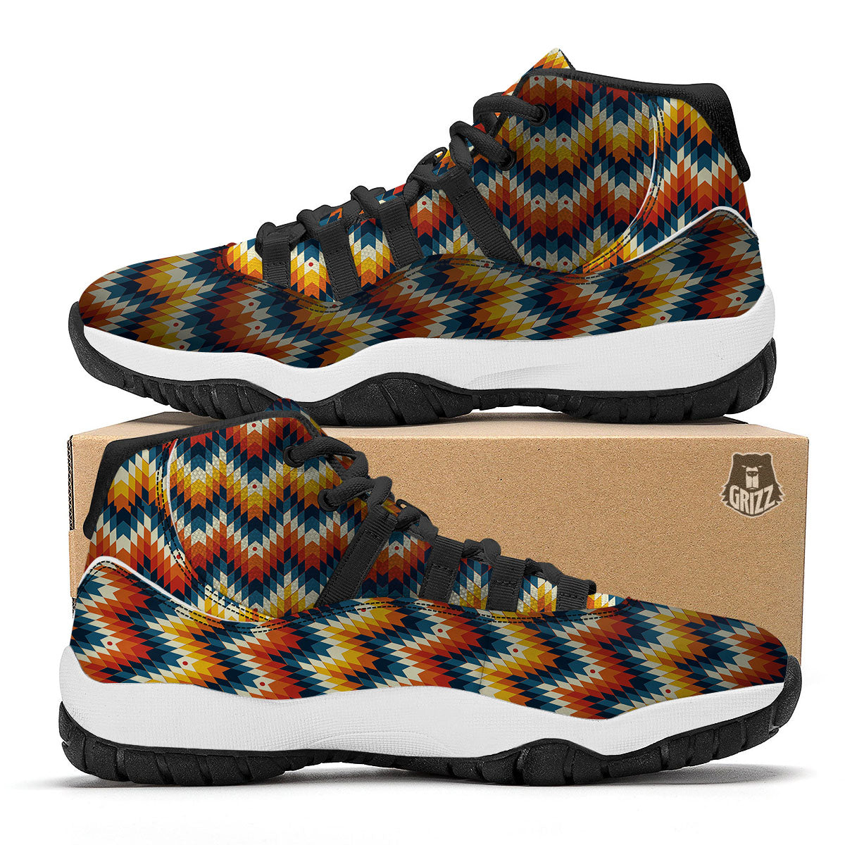 Balloon And Cute Panda Print Pattern Black Bball Shoes-grizzshop